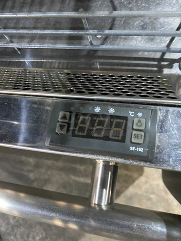 Omcan Commercial Refrigerated Grab-N-Go Open Display Case! All Stainless Steel Body! On Casters! Model: RSCN0200 110V 60HZ 1 Phase - Image 7 of 11