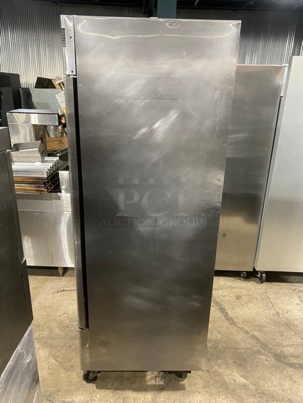 Turbo Air Commercial Single Door Reach In Refrigerator! All Stainless Steel! On Casters! Model: TSR23SD SN: DR23208043 115V 60HZ 1 Phase - Image 3 of 9