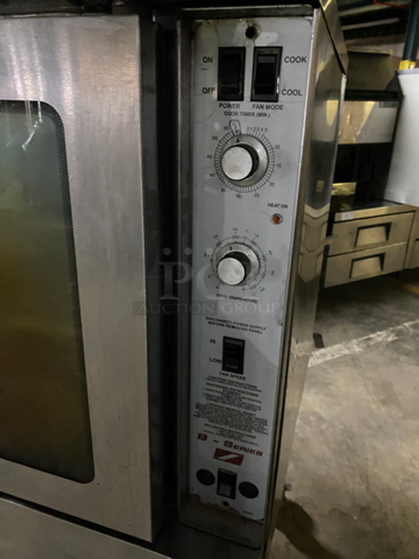 Southbend Commercial Natural Gas Powered Convection Oven! With 2 View Through Doors! With Metal Oven Racks! All Stainless Steel! On Casters! B Series! - Image 6 of 7