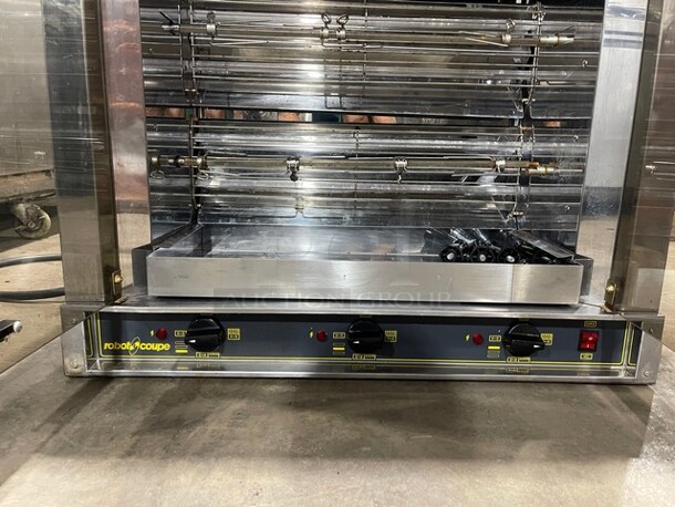 Robot Coupe Commercial Countertop Electric Powered Rotisserie Oven! All Stainless Steel Body! - Image 3 of 7