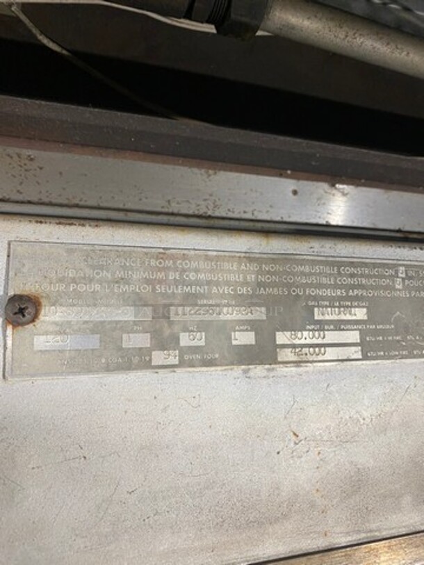 WOW! Blodgett Electric Powered Single Deck Pizza/Baking Oven! All Stainless Steel! On Legs! Model: 1048DD/AA-S SN: 112296QC092A 120V 60HZ 1 Phase - Image 7 of 10