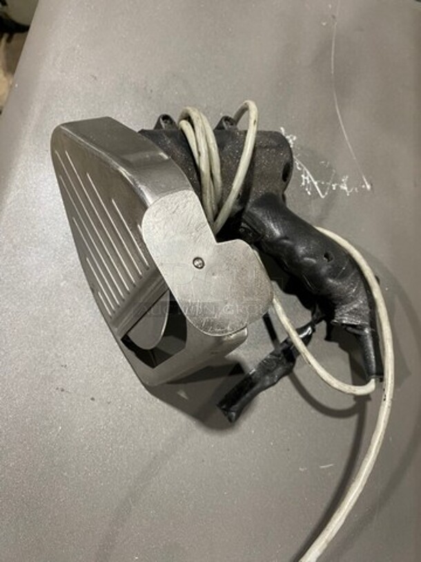 Attias Natural Gas Powered Dual Gyro Machine! On Equipment Stand! With Storage Space Underneath! All Stainless Steel! On Legs! - Image 12 of 12