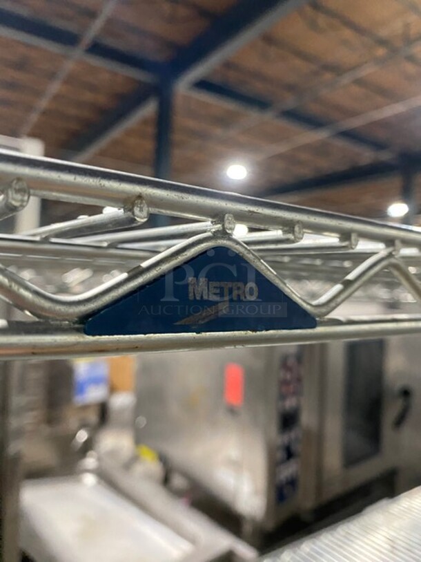 Metro Stainless Steel Wire Rack Shelves! On Commercial Casters! - Image 1 of 7