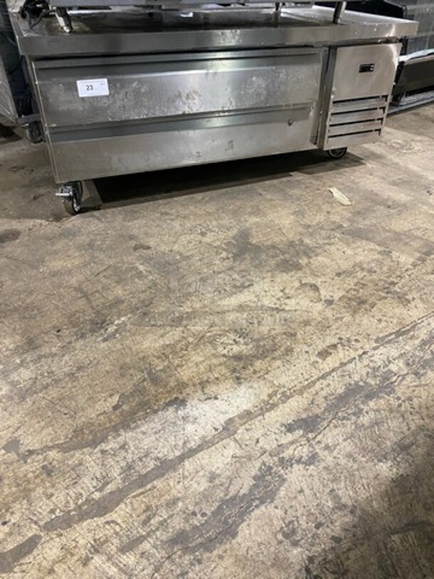 Ikon Commercial Refrigerated Chef Base! With 2 Drawer Storage Space! All Stainless Steel! On Casters! Model: KCBR60 SN: KCBR608145173 115V 60HZ 1 Phase - Image 2 of 8