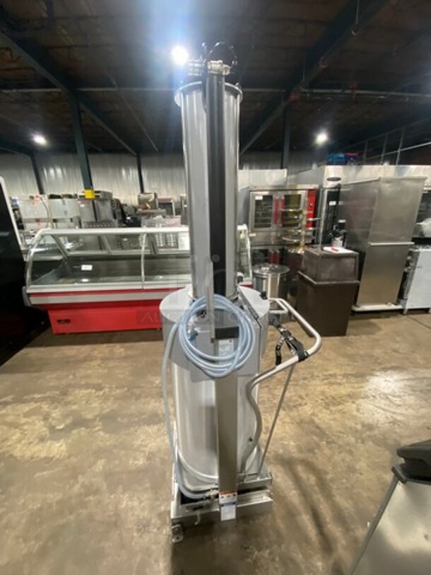 AWESOME! MIL-TEK DANMARK MODEL-XP100S: Offshore Waste Compactor, Stainless Steal. - Image 2 of 7