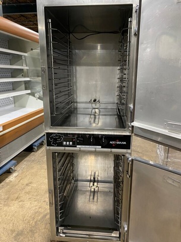 NIce! 2018 LATE MODEL! ALTO-SHAAM 3 In 1 Cooking Center- Smoker/Cook-N-Hold/Food Warmer Holding Cabinet! On Commercial Casters! MODEL 1000-SK Serial 2377537-000 208-240V/60Hz/1 Phase - Image 6 of 10