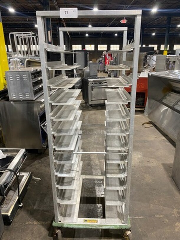 Cres Cor Metal Commercial Pan Transport Rack! On Casters!