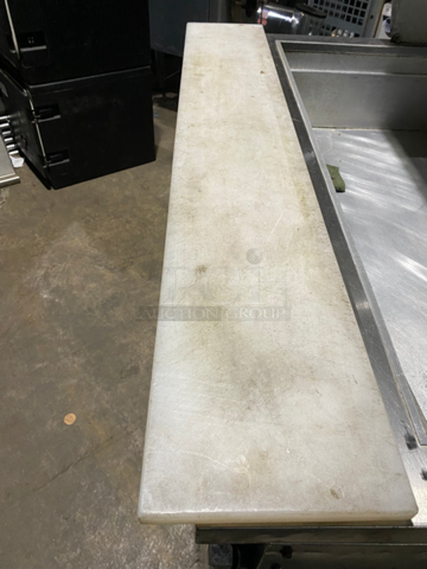 Leader Commercial Refrigerated Sandwich Prep Table! With Commercial Cutting Board! With 2 Door Storage Space! All Stainless Steel! On Casters! Model: NSFM48S/C SN: NI020121 115V 60HZ 1 Phase - Image 9 of 10