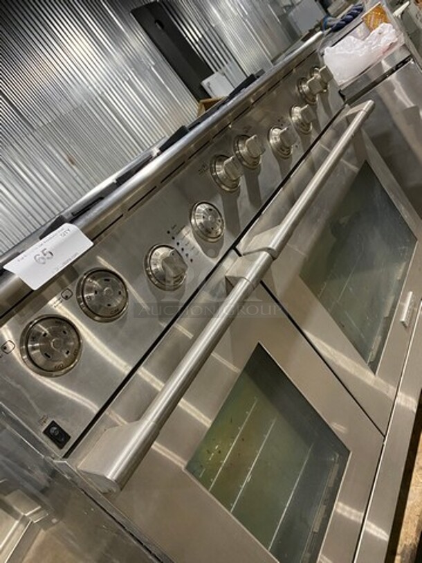 Electrolux 6 Burner Stove! With Back Splash! With 2 Oven Underneath! Metal Oven Racks! All Stainless Steel! Model: E48DF76EPS SN: CF11800017 240V - Image 10 of 12