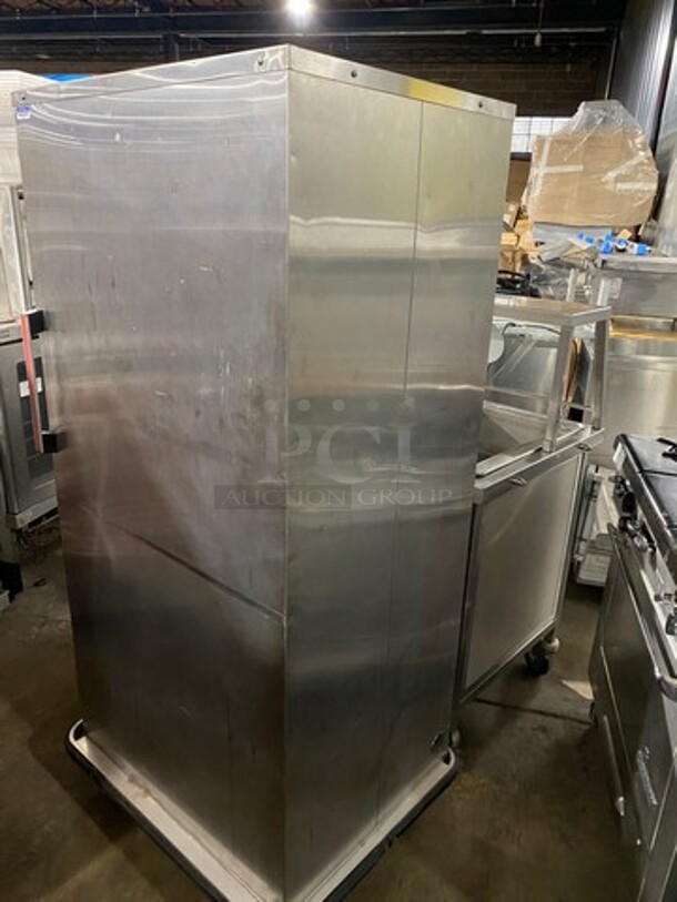 Vulcan Commercial Heated Holding Cabinet/ Food Warmer! All Stainless Steel! On Casters! WORKING WHEN REMOVED! Model: VBP151 SN: CF1000325 120V - Image 3 of 10