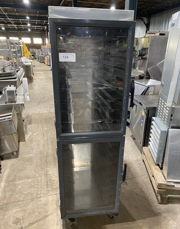 Metro Commercial Heated Holding Cabinet/ Food Warmer! All Stainless Steel! On Casters! MODEL DD8119REV  - Image 1 of 7