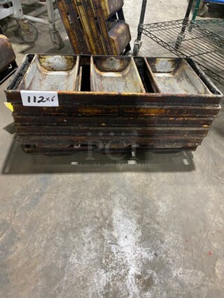 Metal Bread Baking Pans! 6x Your Bid!