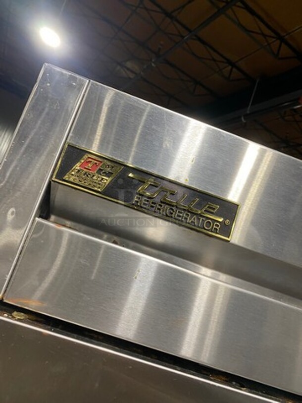 True Commercial 2 Door Reach In Cooler! With Poly Coated Racks! All Stainless Steel! WORKING WHEN REMOVED! Model: TS43 SN: 8773034 115V 60HZ 1 Phase - Image 9 of 10
