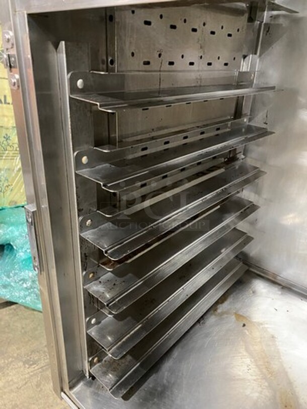 Cres Cor Commercial Electric Powered Split Door Roast-N-Hold Oven! All Stainless Steel! On Casters! Model: RO151FUA12DE4803Z SN: JBIJ0005151631 480V 60HZ 3 Phase - Image 6 of 10