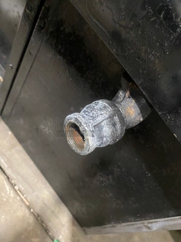 WOW! Southbend Commercial Natural Gas Powered 4 Burner Stove With Left Side French Top/ Hot Plate Combo! With Oven Underneath! With Small Single Door Storage Space! All Stainless Steel! - Image 11 of 12