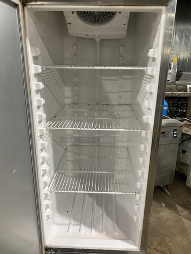 Delfield Commercial Single Door Reach In Freezer! With Poly Coated Racks! All Stainless Steel! On Casters! Model: VFR1S SN: BBS593662T 115V 60HZ 1 Phase - Image 5 of 9