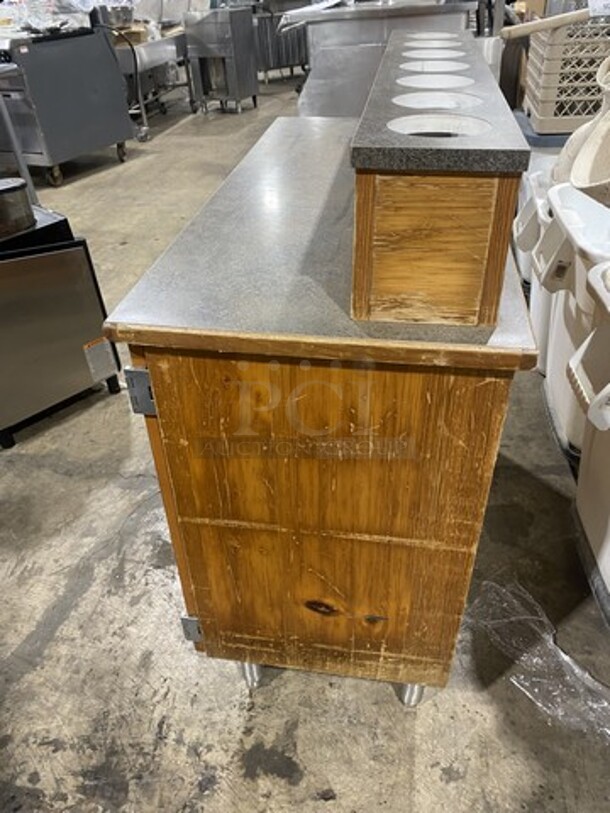 Custom Made Solid Wood Prep/Work Cabinet!  - Image 3 of 6