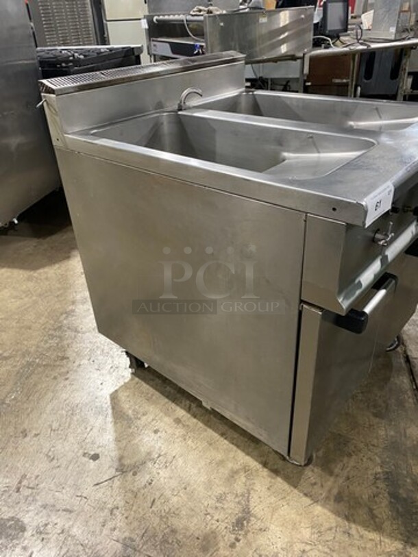 2012 Axis Commercial Natural Gas Powered 2 Bay Pasta Cooker! All Stainless Steel! On Casters! Model: AXDPG SN: GMF059 - Image 2 of 10