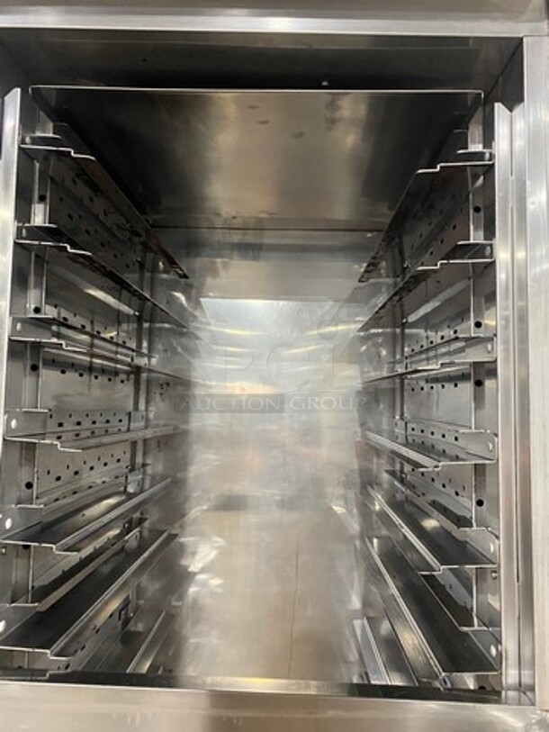 Cres Cor Commercial Electric Powered Split Door Roast-N-Hold Oven! All Stainless Steel! On Casters! Model: RO151FUA12DE4803Z SN: IBIJ0005120854 480V 60HZ 3 Phase - Image 6 of 9