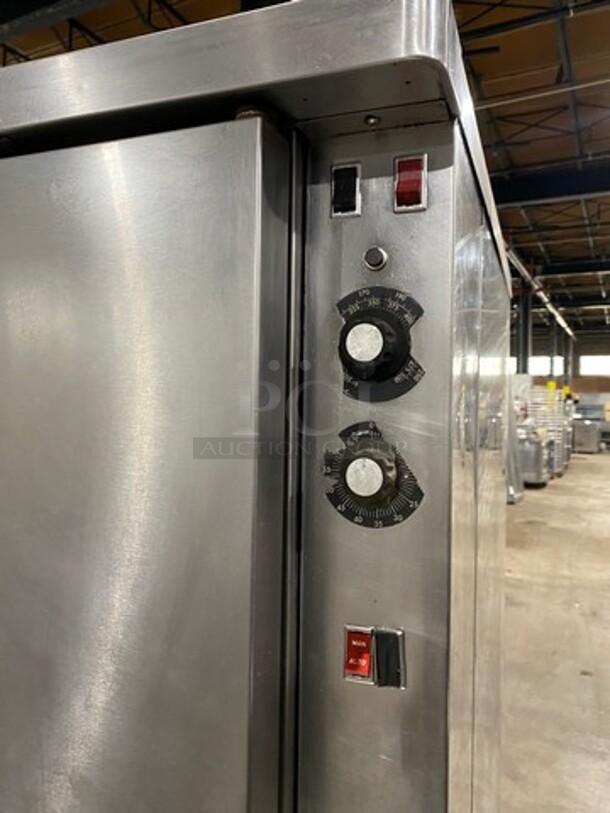 Blodgett Commercial Electric Powered Double Deck Convection Oven! With View Through And Solid Doors! Metal Oven Racks! All Stainless Steel! On Casters! 2x Your Bid Makes One Unit! - Image 7 of 9