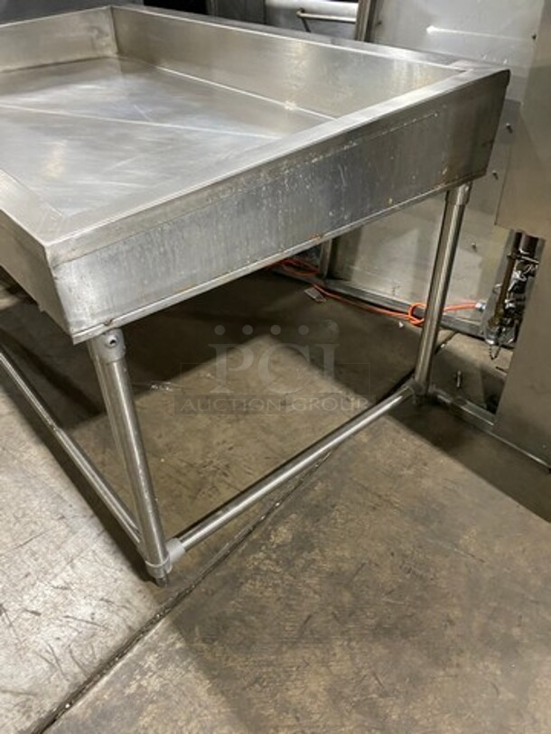 Commercial Ice Cooled Cold Pan! With Drain! All Stainless Steel! On Legs! - Image 2 of 7