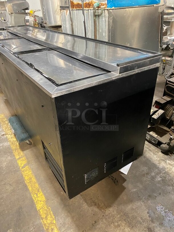 True Commercial Under The Counter Beer Bottle Cooler! With 3 Stainless Steel Sliding Top Doors! Model TD9538 Serial 6559560! 115V 1Phase! - Image 4 of 7