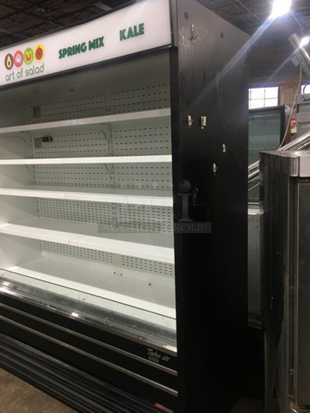 COOL! LATE MODEL! 2018 Turbo Air Commercial Refrigerated Grab-N-Go Open Case Merchandiser! WORKING WHEN REMOVED! Model: TOM72EBN SN: H2T2E72D5002 220V 60HZ 1 Phase - Image 2 of 10