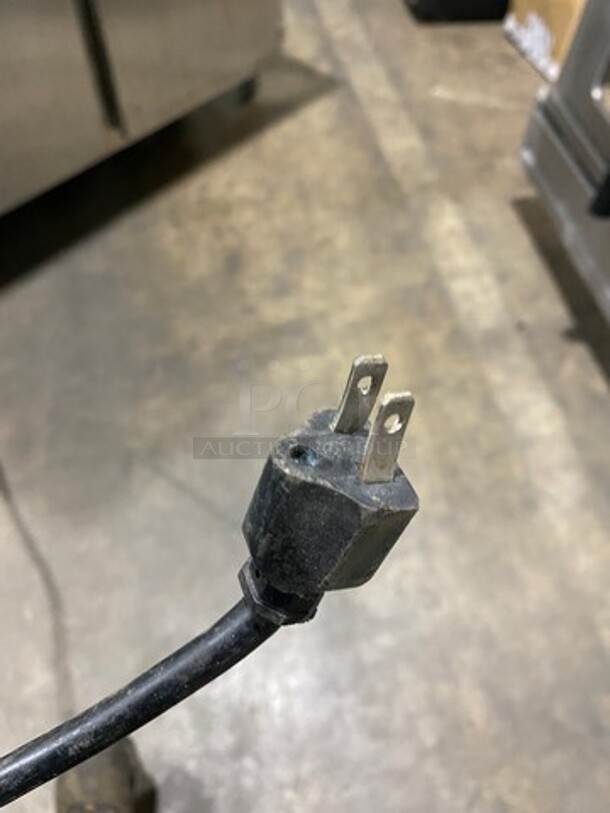 Leader Commercial Refrigerated Marble Top Pizza Prep Table! With 3 Door Underneath Storage Space! All Stainless Steel! On Casters! Model: PT72 SN: PT043536 115V 60HZ 1 Phase! Working When Removed!  - Image 10 of 10