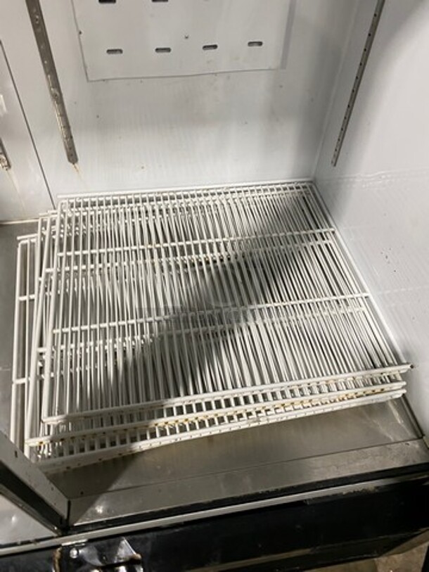 MIGALI 2 Section Glass Door Merchandiser Freezer W/ Poly Coated Racks! Model C-49FM-HC Serial C-49FM-HC00317061300920007 115V/60Hz/1 Phase   - Image 6 of 9