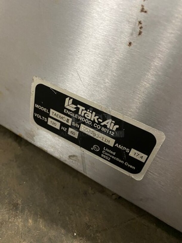 Trak Air Commercial Countertop Convection Oven/ Air Fryer! All Stainless Steel! Model: TAEMCII SN: 052293IIM 120V - Image 7 of 8