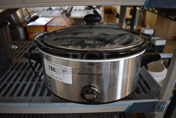 Hamilton Beach SC24 33268 Countertop Slow Cooker. 120 Volts, 1 Phase. 18x11x11