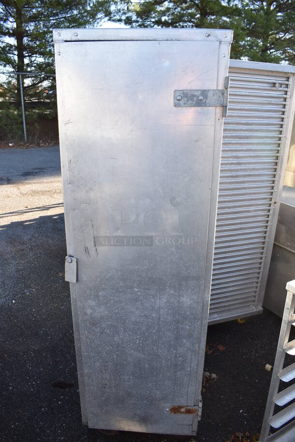 Metal Commercial Enclosed Pan Transport Rack on Commercial Casters. 28x20x69 - Image 1 of 9