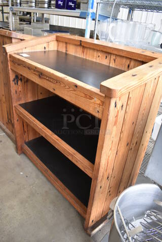 Wooden 3 Tier Stand. 49x23x49