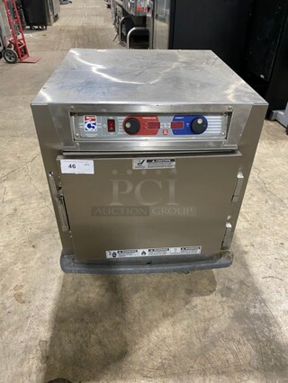 LATE MODEL! Metro C593L-SFS-U Stainless Steel Commercial Warming Cabinet on Commercial Casters! SN:C59E005633L 120V!

