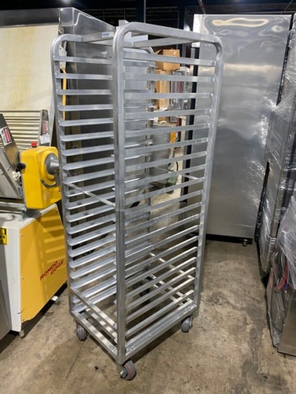 Like New! Channel Metal Welded Heavy Duty Commercial Pan Transport Rack! Model AXD1820 On Casters! - Image 2 of 8