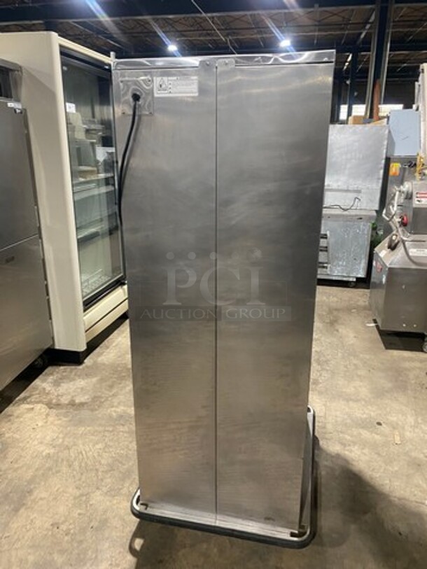 SWEET! FWE Single Door Electric Powered Food Warming Cabinet! Solid Stainless Steel! On Casters! Model: TST16CHP SN: 133820301 120V - Image 3 of 8