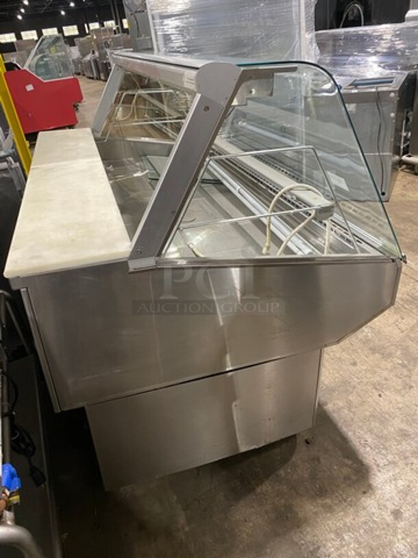Federal Industries Commercial Refrigerated Deli Display Case! With Commercial Cutting Board! All Stainless Steel Body! Model: SQ6CB SN: 07103046630 120V 60HZ 1 Phase - Image 2 of 10