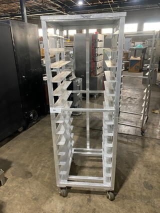 Metal Commercial Pan Transport Rack! On Casters!