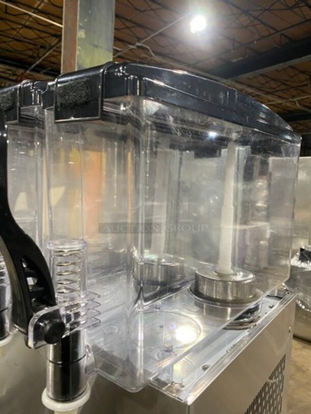 Commercial Countertop 4 Hopper Refrigerated Beverage Dispenser! Model: YSJ12X4 110V - Image 6 of 9