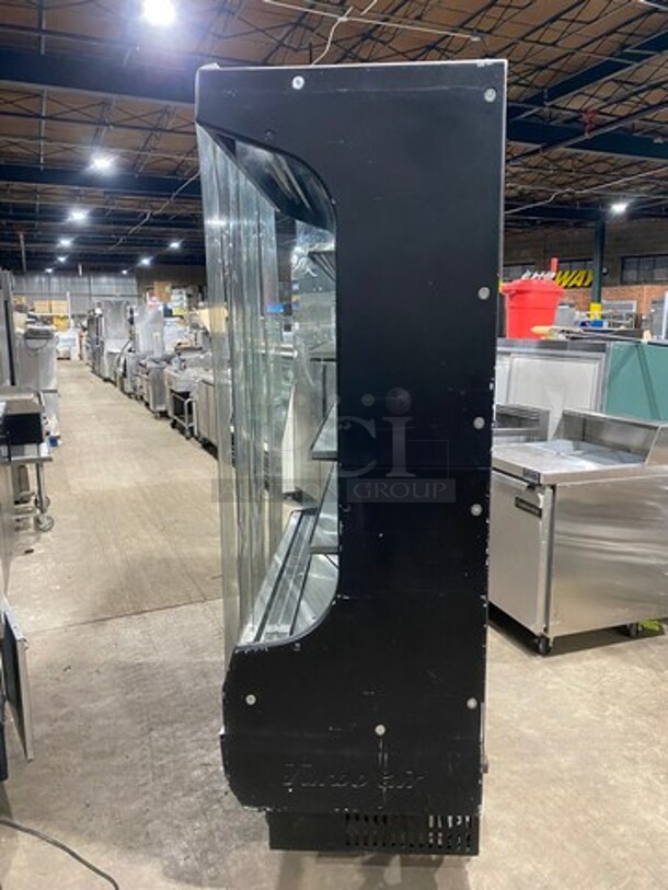 Turbo Air Commercial Refrigerated Open Grab-N-Go Case Merchandiser! With View Through Sides! With Front Cover! All Stainless Steel! Model: TOM50B SN: TOM5017X029 120V 60HZ 1 Phase - Image 2 of 8