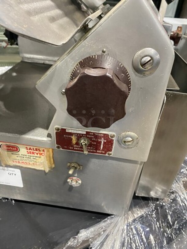 Globe Commercial Countertop Deli/ Meat Slicer! All Stainless Steel! Model: 720 SN: 721232  - Image 6 of 9