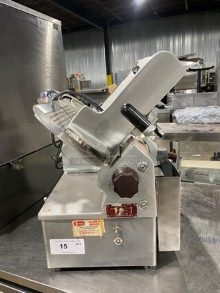 Globe Commercial Countertop Deli/ Meat Slicer! All Stainless Steel! Model: 720 SN: 721232