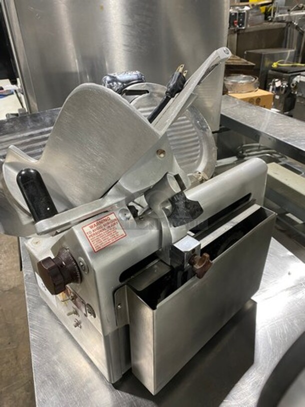 Globe Commercial Countertop Deli/ Meat Slicer! All Stainless Steel! Model: 720 SN: 721232 - Image 2 of 10