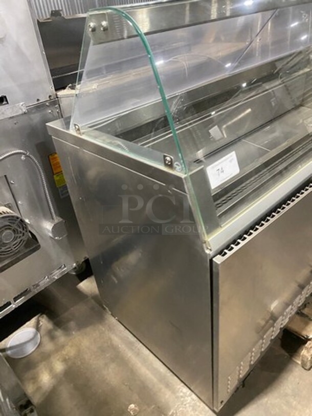 Stork Stainless Steel Gelato Display Case Merchandiser! With Sliding Back Doors!  - Image 2 of 5