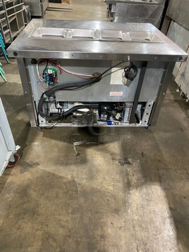 Continental Commercial Refrigerated Sandwich Prep Table! With 2 Door Underneath Storage Space! All Stainless Steel! On Casters! - Image 4 of 9