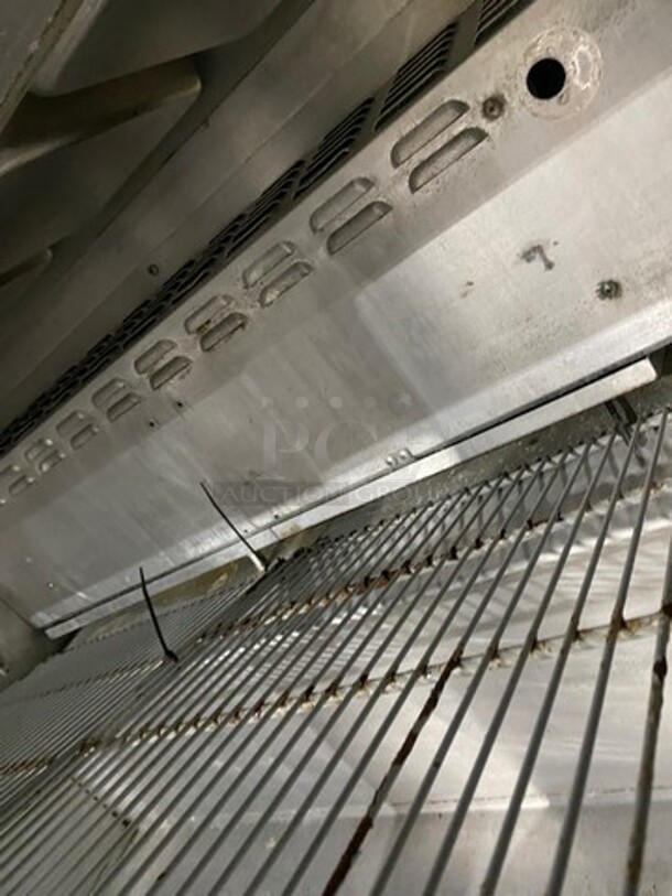 Continental Commercial Refrigerated Sandwich Prep Table! With 2 Door Underneath Storage Space! All Stainless Steel! On Casters! - Image 7 of 9