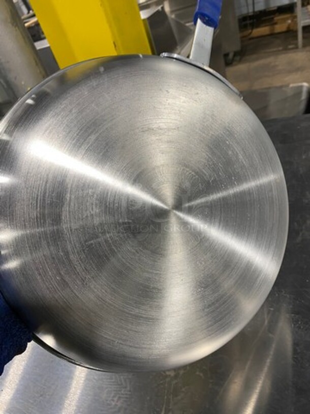 NEW! Winco Stainless Steel 12" Frying Pans! With Cool Touch Handles! 6x Your Bid! - Image 4 of 6