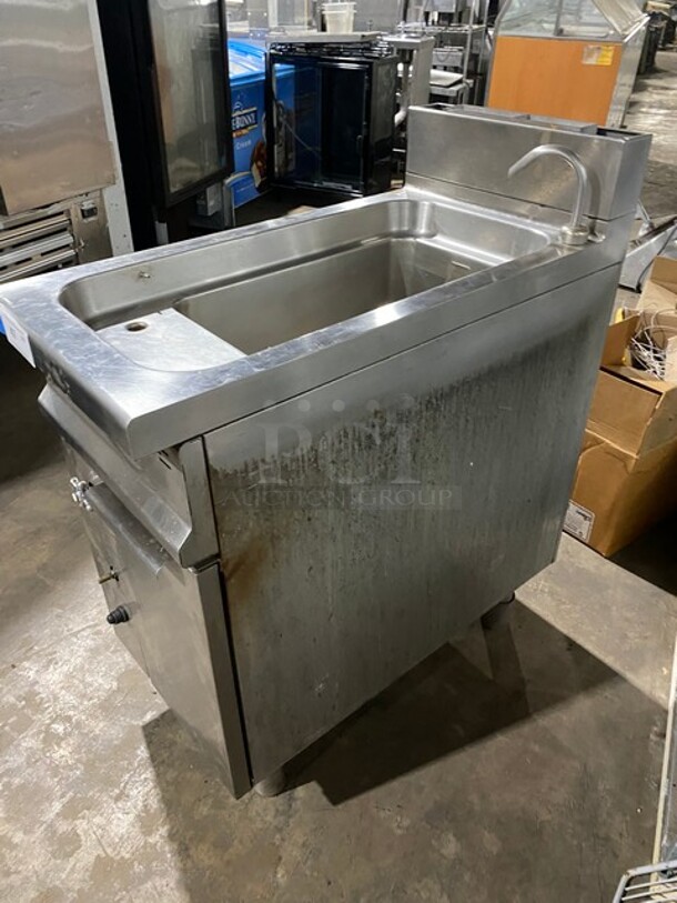 All Stainless Steel Natural Gas Powered Pasta Cooker! On Casters! MODEL CPG145PLUS SN:10690 - Image 2 of 9