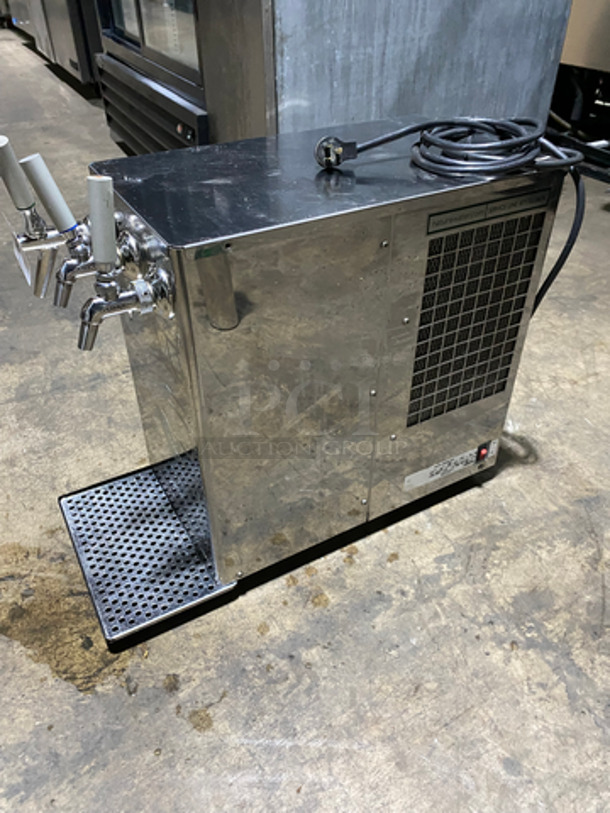 Natura Commercial Countertop 3 Tap Beverage Cooler/ Dispenser! All Stainless Steel! Model: NWSB3REF 115V 60HZ - Image 2 of 9