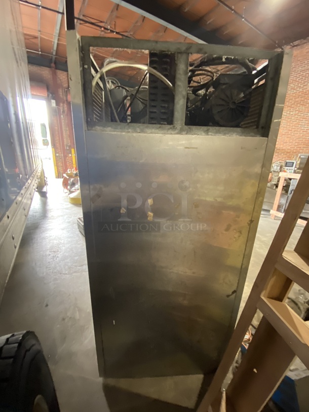 Victory All Stainless Steel Commercial 3 Door Reach In Double Sided Dough Retarder Refrigerator! With Built In Pan Rack!   - Image 4 of 11
